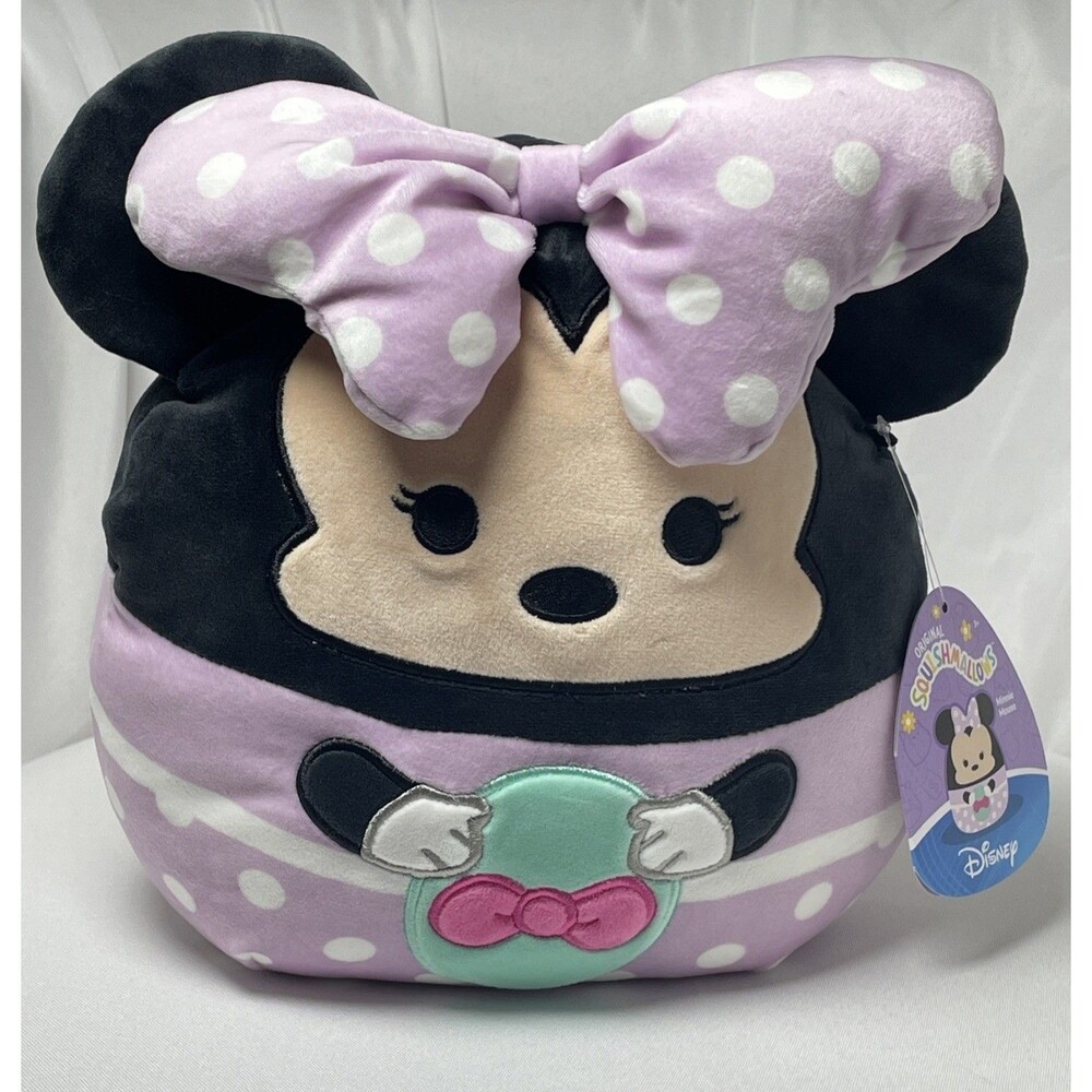 NEW! 2022 Kellytoy Minnie Mouse Easter Egg (10”) Disney Squishmallow